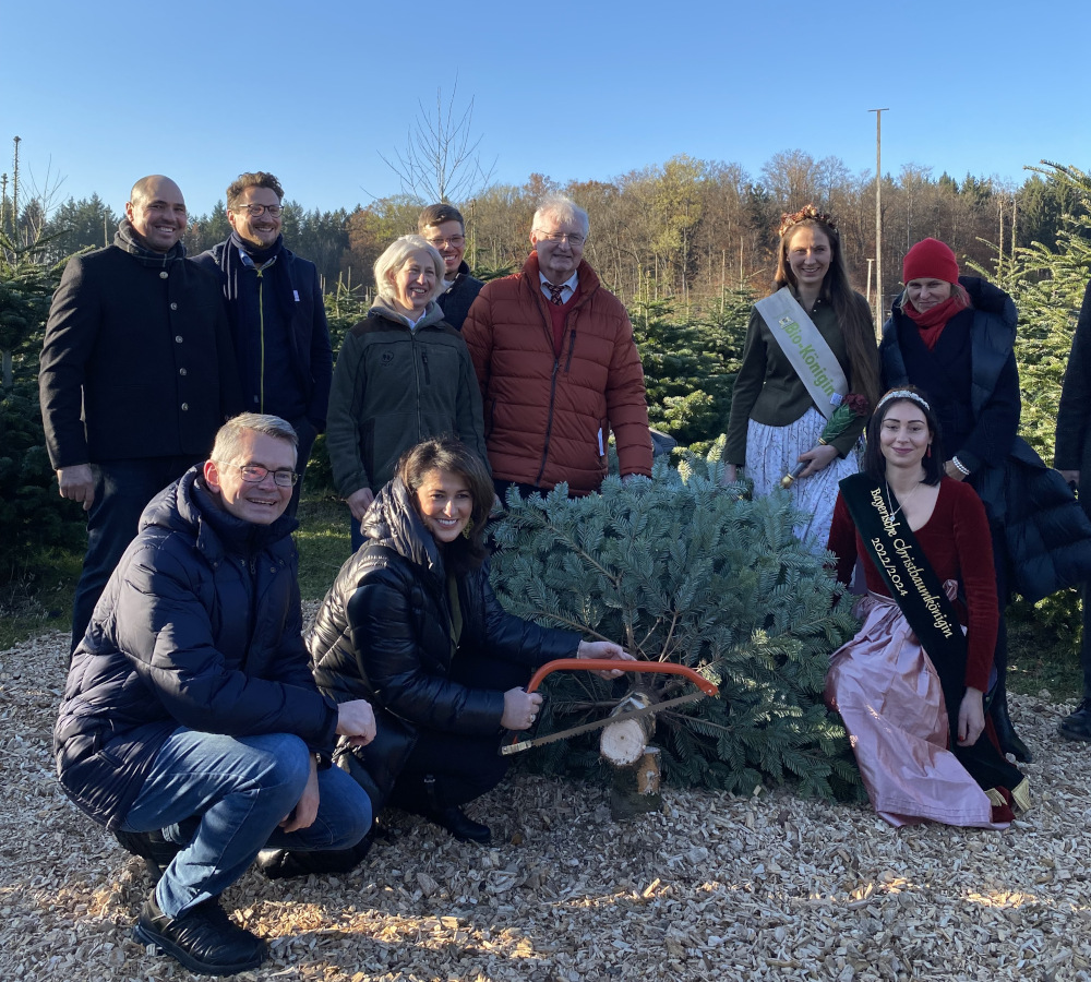 Christbaum Bio Mergenthau Ministerin